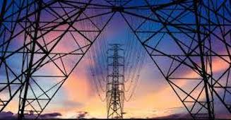 High-voltage transmission towers serving power infrastructure